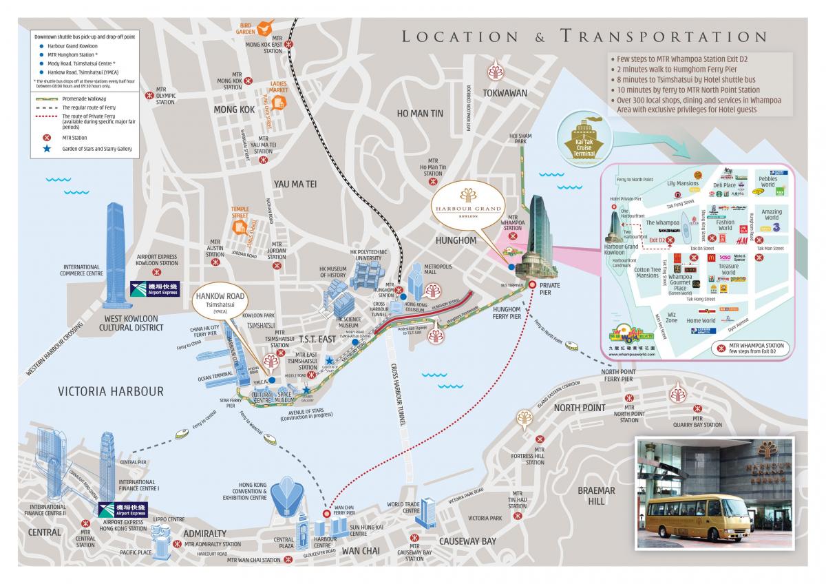 MTR Quarry Bay station mapu