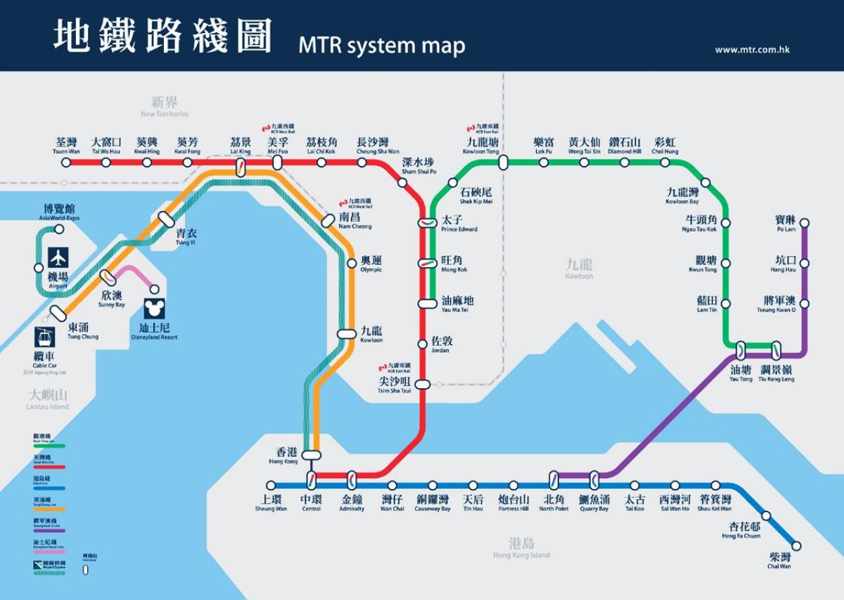 causeway bay MTR station mapu