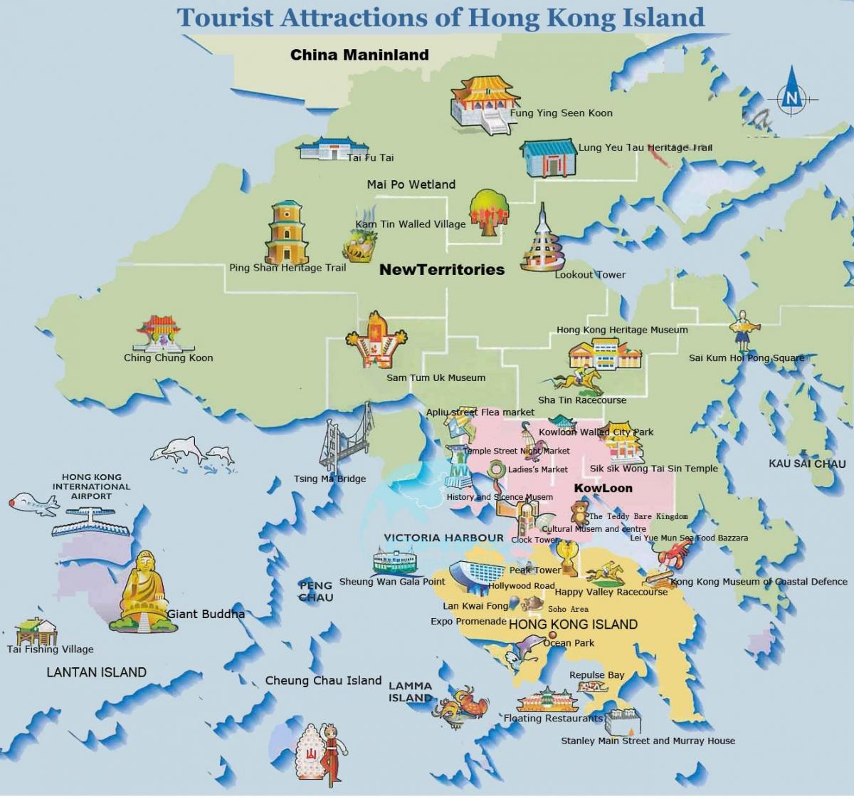 mapu Hong Kong island