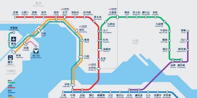Causeway bay MTR station mapu