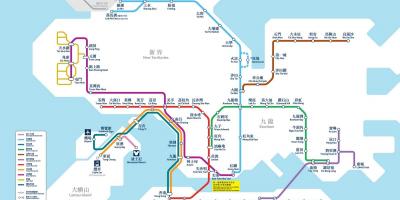HK mapu MTR