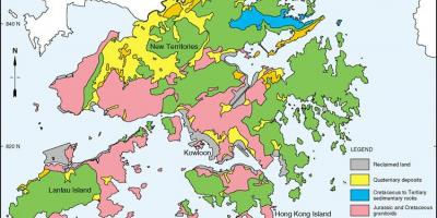 Geologická mapa Hong Kong