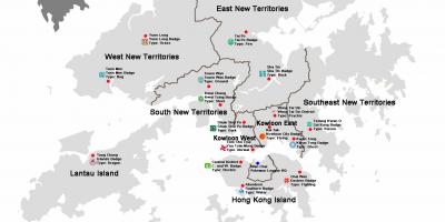 Mapu Hong Kong okresov