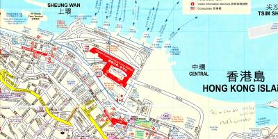 Prístav Hong Kong mapu