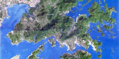 Satelitná mapu Hong Kong